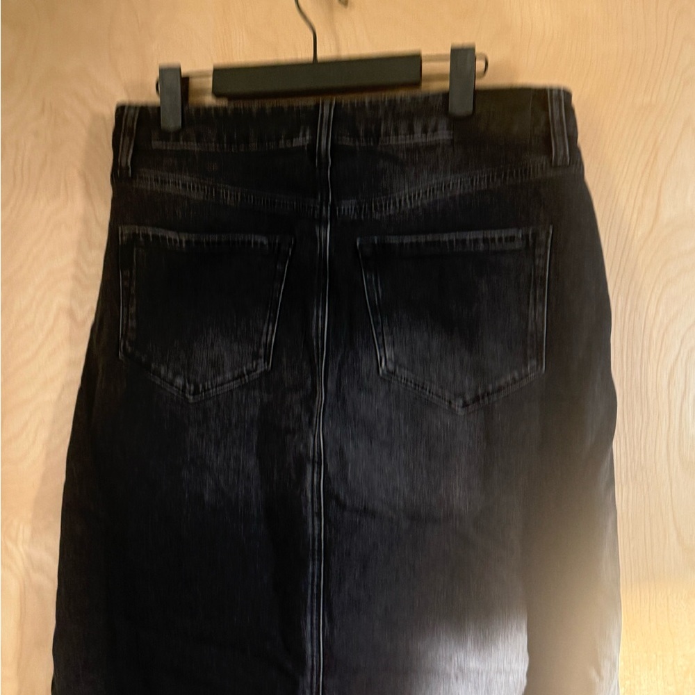 PAIGE Meadow Midi Denim Skirt - Picture 9 of 10